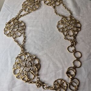 Elegant Gold Chain Belt